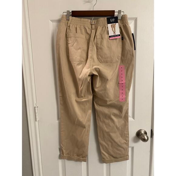 GAP Relaxed Fit Classic Twill Pant - Khaki  Size 6 Preppy Casual - Picture 7 of 8